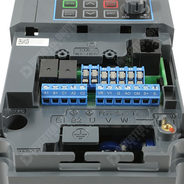 Photo of LS G100 IP20 1.5kW 400V 3ph AC Inverter Drive, DBr, C3 EMC